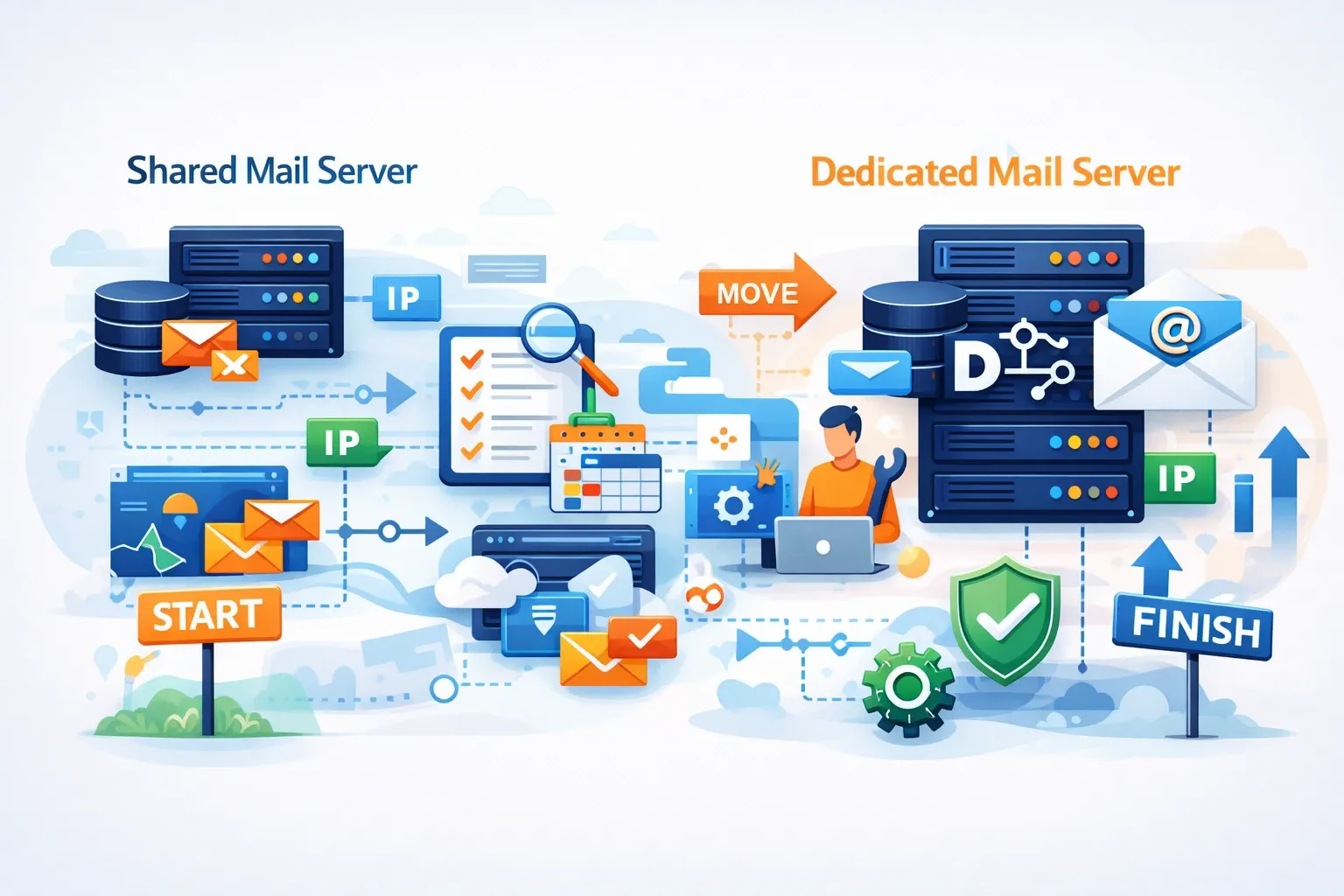 How to Migrate from Shared to Dedicated Mail Server: Complete Step-by-Step Guide