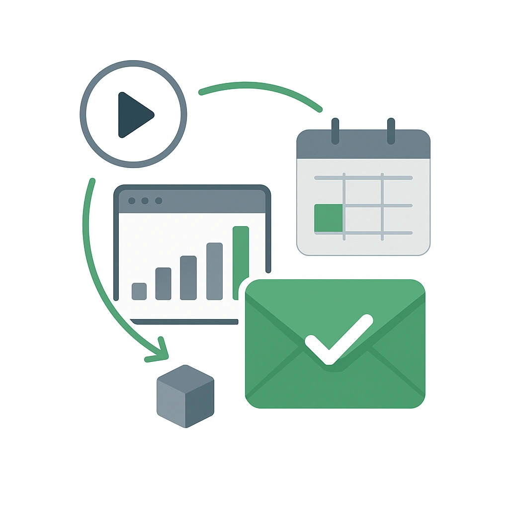 Email marketing campaign automation and management interface