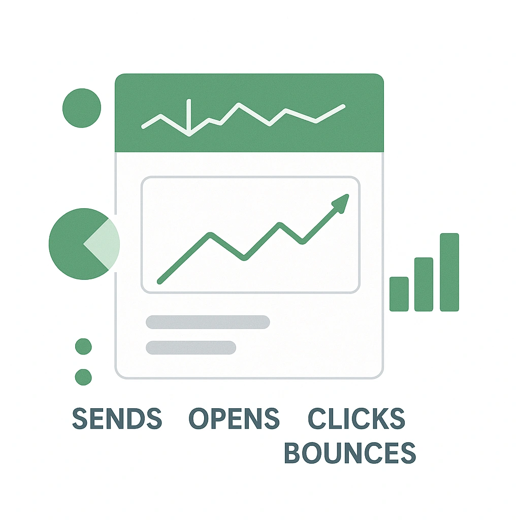 Real-time email analytics and performance dashboard
